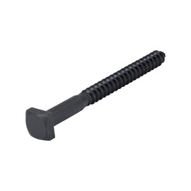 Rustic Square Head Lag Screws, Black Oxide Finish Lag Bolts, 5/16 x 3 1/2-Inch (Pack of 50)