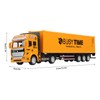 1: 48 Alloy Container Truck Model Toy Highly Simulation Children