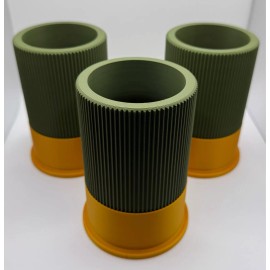 Unbranded Shot Gun Shell Can Cup 3d printed - Green