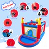 WELLFUNTIME Inflatable Bounce House with Blower, PVC Bouncer for Kids