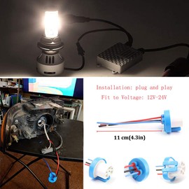 9007 HB5 Headlight Socket Adapter 9004 Female Ceramics Sockets Wire Harness Socket Connector for Car Vehicles Truck Headlight 2Pcs