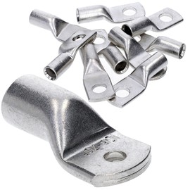 Kalitec HR70-6 Standard Tube Cable Lugs 70 mm² M6 I Without Viewing Hole I Made in Germany Pack of 10