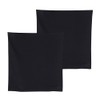Gunze Haramaki Stomach Wraps, Zero Seams, Set of 2, Black