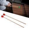 1 Pair Marimba Mallets Medium Hard Yarn Head with Maple