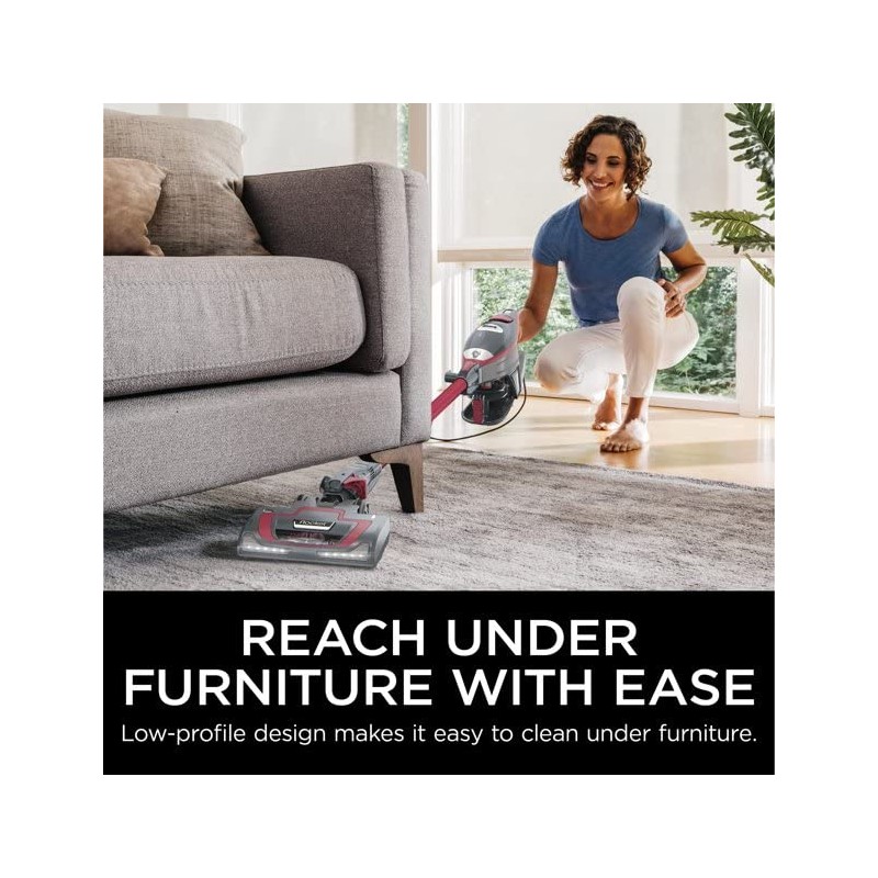 SHARK HV370 Rocket Pro Corded Stick Vacuum, Comet Red (Renewed)