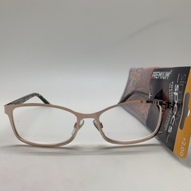 Foster Grant E216 Foster Grant SIMPLY SPECS JOCELYN ROS 2.00 Reading Glasses READERS Rose