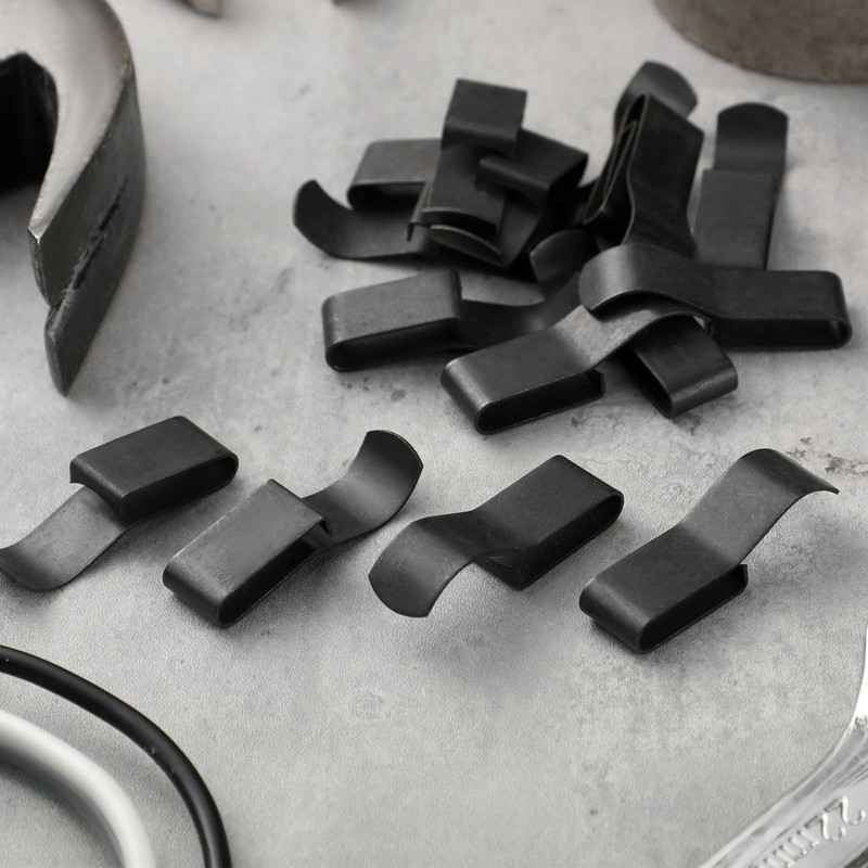 Datanly 50 Pack Trailer Wire Clips, Steel for Anti Corrosion