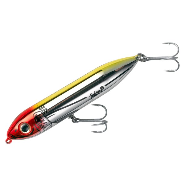 Heddon Super Spook Topwater Fishing Lure for Saltwater and Freshwater, Clown, (1/2 oz)