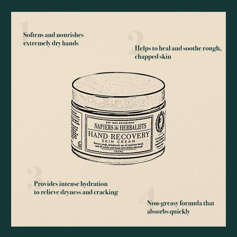 Napiers Hand Recovery Cream for Very Dry Hands - Nourishing