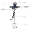 BIXIBIN Cement Mixer, 2400W Drywall Mortar Mixer with 6 Adjustable