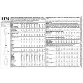 Simplicity Schnittmuster 8175 Damenkleider Slim und ausgestelltem Rock, Kurze Hosen, und Bindegürtel, weiß