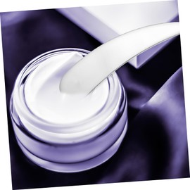 KOMBIUDA Set of 2 Metal Makeup Spatulas Skincare Tool Comfortable Handle Stainless Steel Beauty Scoops for Cosmetics Face Skin Care