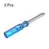 sourcing map 2Pcs PH1 Mini Phillips Screwdriver 3mm Magnetic Cross