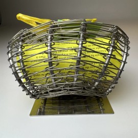 Perfect Arrangers Stainless Steel Floral Metal Stand Flower Frog w/instructions