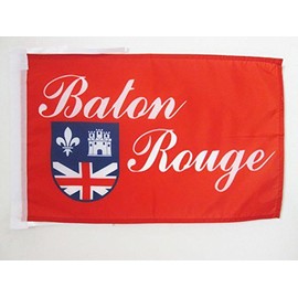 AZ FLAG City of Baton Rouge Flag 18'' x 12'' Cords - Bâton-Rouge in Louisiana Small Flags 30 x 45cm - Banner 18x12 in