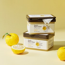 Skinfood 5-minute quick mask + whitening tone-up/ Yuja C Vita daily mask (30 sheets) / 스킨푸드 뽑아쓰는 5분 퀵 마스크+미백톤업/ 유자 씨 비타 데일리 마스크 (30매)