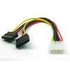 POPESQ® A4075 SATA Adaptor Molex 2 x SATA Female Molex