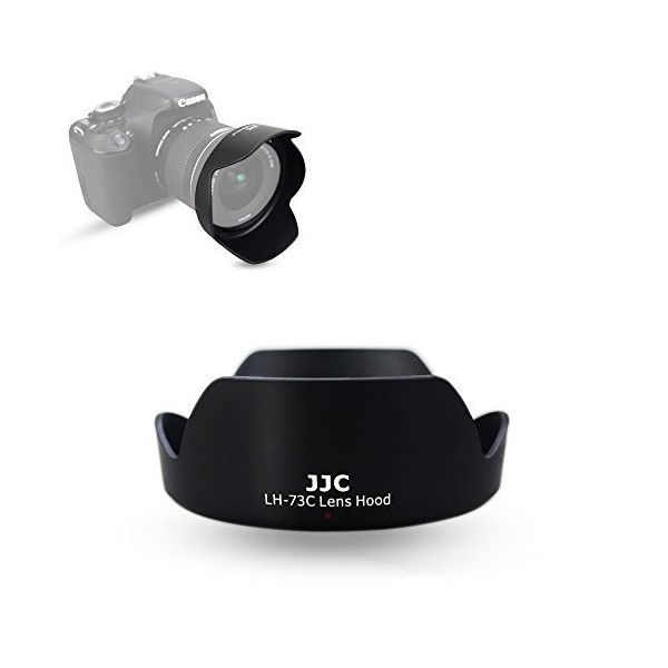 JJC EW-73C Bayonet Dedicated Lens Hood Shade for Canon EF-S