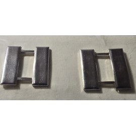 MINI 1" Pair U.S. Army Officer Rank Badge US Military Captain Rank Badge Pin NOS