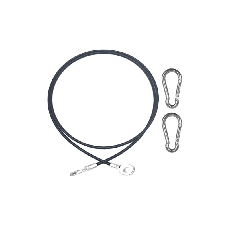 CampTeck U7280 Stainless Steel Gym Cable, Replacement Multi Gym Cable,