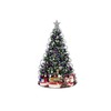 AUXO-FUN - Esfera de Navidad de 4 cm, 28 quilates,