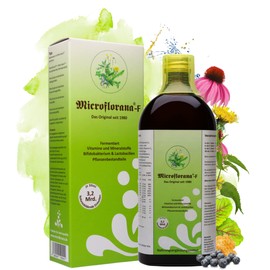 Microflorana Microflorana? -F - Probiotika - Darmsanierung - Ansiedlungsf?hige Bakterienst?mme - Vitamine und Mineralstoffe - inkl. Dosierhilfe - Pflanzenbestandteile - Probiotika flssig - Seit 1980-500 ml