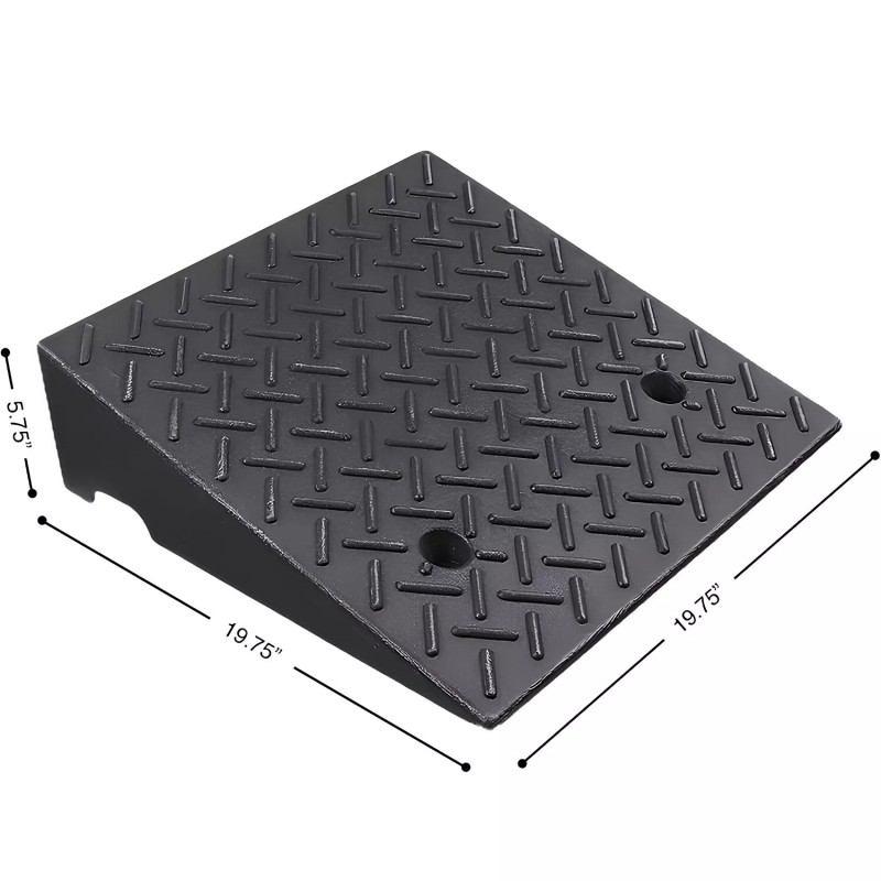 ELK Curb Ramp for Driveway - Heavy Duty Rubber Tread