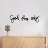 Rajukit Good Vibes Only Metal Wall Decor Inspirational Wall Signs