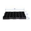 11 sq ft/4pcs Pack Permeable Pavers Grass Grid for Driveway,