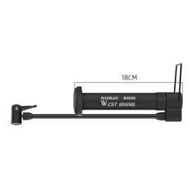 Inflator für Fahrradräder, Bälle, MTB, BMX, Motorrad, Ball, mit Zubehör für alle Ventile, Mini Luftpumpe, Zubehör für Fahrrad, tragbare Luftpumpe.