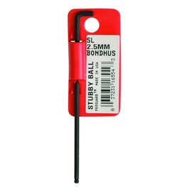 Bondhus 16554 2.5mm Stubby Ball End L-Wrench