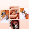 Jeulia 3.68 Carat Twist Skull Rings for Women Sterling Silver