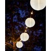 Pallerina 25Ft White Lantern String Lights with 10pcs G40 LED