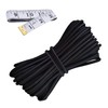 HEMYLU Elastic Cord 1/8 Inch (3MM) x 33FT, Black Elastic