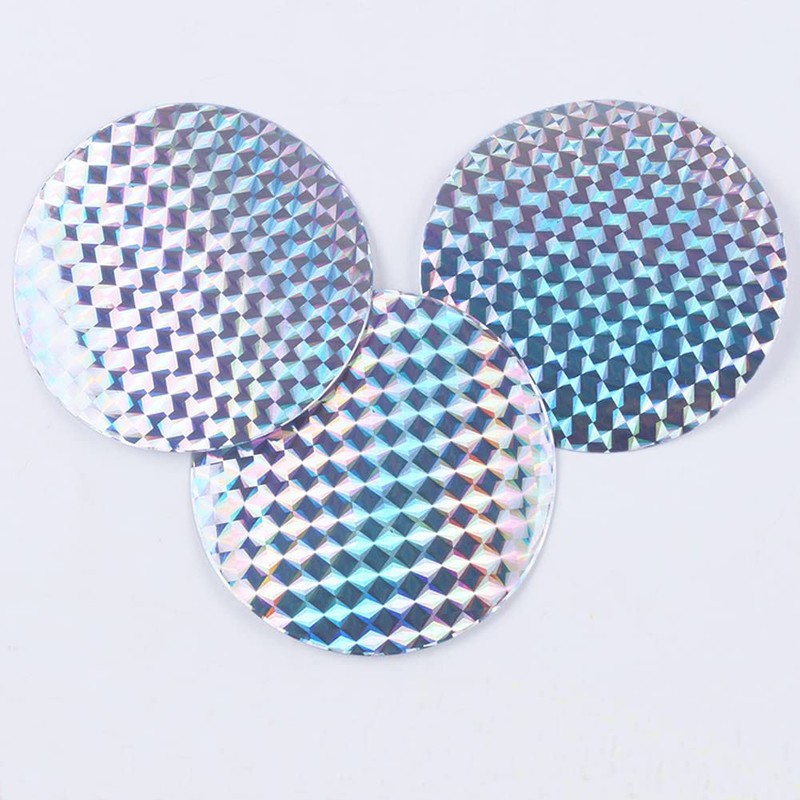 40PCS Round Bird Anti-Collision Window Stickers Static Clings Reflective Stickers