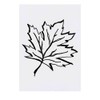 'Sycamore Tree Leaf' Temporary Tattoo - Water Resistant, Skin-Safe, Non-Toxic