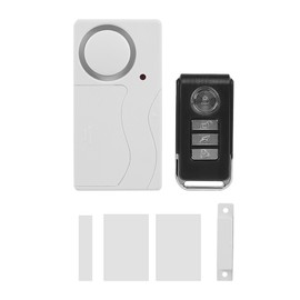 Wireless Door Burglar Alarm Security System Vibration Magnet Sensor   Remote Controller