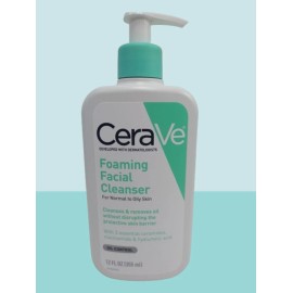 CERAVE FOAMING FACIAL CLEANSER FOR NORMAL TO OILY SKIN 12 OZ NWOB LOT OF 3