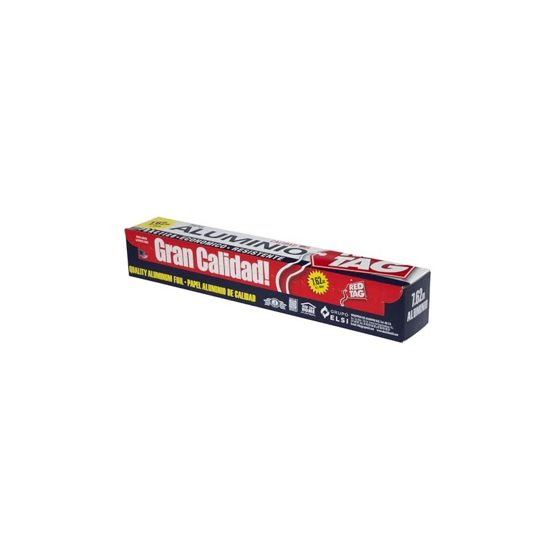 Red Tag papel alumimnio de 7.62m x 30cm