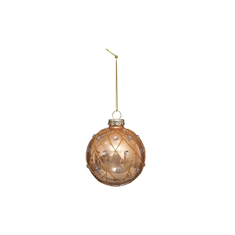 FEERIC LIGHTS & CHRISTMAS - Glass Christmas Bauble 70 mm