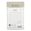 オリムパス製絲 刺し子の花ふきん布パック 霰亀甲 (白) H-1013