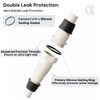 QruiLanTu Universal Drain Pipe Connector,Washing Machine Drain Hose Extension Fitting,with