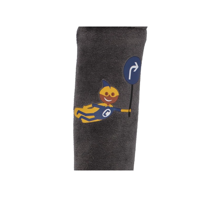 cartrend Hero Seat Belt Pad Set with Comfortable Fabric, Colourful