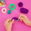 Curtzy Plastic Pompom Maker Set (6 Pack) with Cutting Scissors