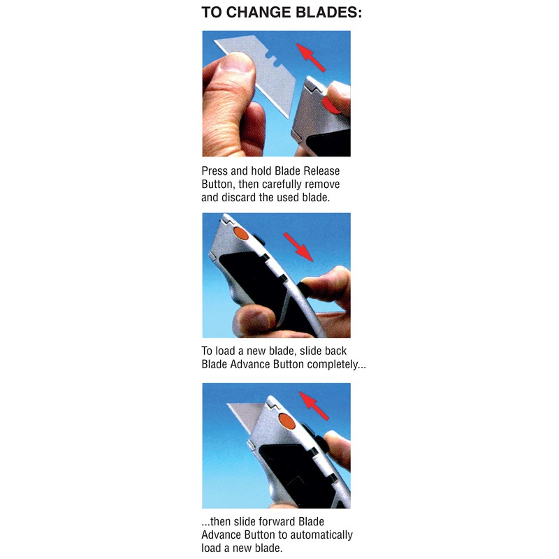 XL BLADE AUTO LOADING UTILITY KNIFE