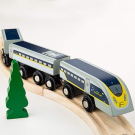 Bigjigs Rail, Eurostar Train Toy, Wooden Toys, Pendolino Train, Toy Train, Train Toy for Wooden Train Set, Bigjigs Train, Bigjigs Train Accessories