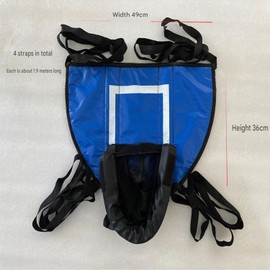 Roczential Basketball Hoop with Pump and 3Balls, Waterproof, Sunscreen Soft Materials, Easy to Assemble, Sturdy for Dunk Fit, Trampoline Accessory of Trampoline and All Ages (Blue