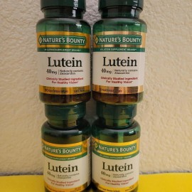 4 Packs NATURE'S BOUNTY Lutein 40 mg 30 Rapid Release Softgels Each 120 Total