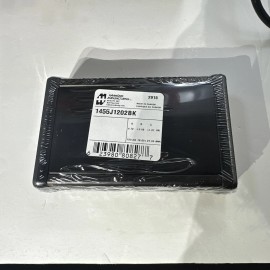 Hammond 1455J1201BK Black Aluminium Instrument Enclosure 122 x 78 x 27mm