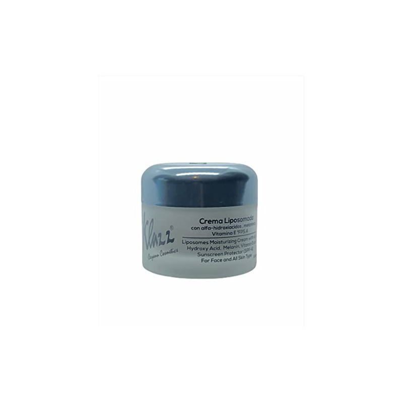 Crema Liposomada Anti-edad con Alfa Hidroxiácidos, Melanina, Vitamina E, con
